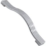 Karahanbey BADEM10 Akasya Metal Mobilya Mutfak Dolabı Çekmece Kapı Dolap Kapak Kulpu Kulbu Krom 128 mm Kulp