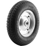 Karahanbey BADEM10 El Arabası Yük Taşıma Tekeri Siboplu Bilyeli Rulmanlı Havalı Dublex 370X80 mm Çelik Jant Te