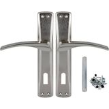Karahanbey BADEM10 Lavanta Oda Kapı Kolu Nikel Inox Aynalı Sağa Sola Uygun Ön Arka Oda Kapısı 1 Takım