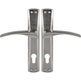 Karahanbey BADEM10 Lavanta Yale Kapı Kolu Nikel Inox Dış Kapı Kolu Aynalı Sağa Sola Uygun Ön Arka Dış Kapısı 1