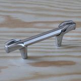 Karahanbey BADEM10 Prade 64 mm Krom Metal Kulp Mobilya Çekmece Mutfak Kapak Dolap Kulpları Kulbu Dolabı Kulpu