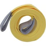 Karahanbey BADEM10 Sapan Polyester Spanzet 3 Ton 1 Metre Sarı Sağlam Yük Kaldırma Taşıma Indirme Halat