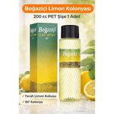 Karahanbey Boğaziçi Limon Kolonyası 200 cc 80° Ferahlatıcı Limon Kokulu Kolonya Pet Şişe 1 Adet - Seçenek