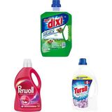 Karahanbey Bref Dixi Çam Kokulu 2500 ml + Perwoll Geliştirilmiş Renkli Sıvı Çamaşır Detarjanı 2970 ml + Tursil