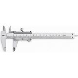 Karahanbey Busstier Analog Kumpas, 150 Mm, 0.02 mm Hassasiyetli Ölçüm Aleti, Karbon Çelik Gövde, Iç Dış Derinl