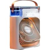 Karahanbey Buzlu Vantilatör Mini Fan 5 Spreyli Su Püskürtmeli 600 ml Buhar Makinesi Nemlendirici Mini Klima Rg