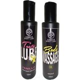 Karahanbey Cobeco Vanilla Tasty Lube & Body Massage Oil Vanilya Aromalı 100ML Vücut Masaj Yağı 100ML Set
