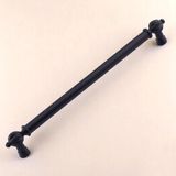 Karahanbey Defne Metal Kulp Siyah 224 mm Mobilya Çekmece Dolap Kapak Kulpları Kulb Kulpu Mutfak Dolabı