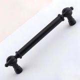 Karahanbey Defne Metal Siyah Kulp 128 mm Mobilya Çekmece Mutfak Dolabı Dolap Kapak Kulpları Kulb Kulpu