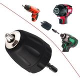 Karahanbey Depolife Şarjlı Vidama Matkap Için 1/4 Hex Adaptörlü Mandren 10MM 3/8 mm Otomatik Anahtarsız Süpra