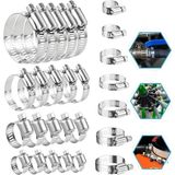 Karahanbey Dmax 10 Adet Metal Ayarlanabilir Hortum Kelepçesi Seti – Solucan Dişli Boru Kelepçesi, Su Borusu, T