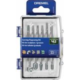 Karahanbey Dremel 729-01 Oyma ve Gravür Aleti Aksesuar Seti, 11 Parça, Sınıflandırılmış, Ahşap, Metal ve Cam Ü