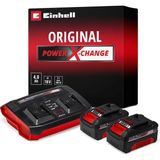 Karahanbey Einhell Power X-Change Başlangıç Kiti Akü ve Şarj Cihazı (Li-Ion, 18 V, 2 x 4.0 Ah Akü ve