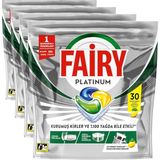 Karahanbey Fairy Platinum Bulaşık Makinesi Deterjanı Kapsülü/tableti 30 Yıkama (4 Paketi)