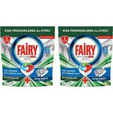 Karahanbey Fairy Platinum Plus Ultra Temizlik Bulaşık Makinesi Deterjanı Kapsülü 32 Yıkama Limon Kokulu 2li Pa