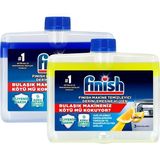 Karahanbey Finish Bulaşık Makinesi Temizleyicisi Limonlu & Normal (2 x 250 Ml)