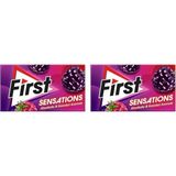 Karahanbey First Sensations Ahududu & Karadut Aromalı Sakız 27 gr 2li Paket