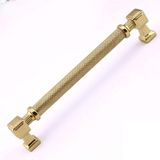 Karahanbey Grip Desenli Gold Altın Metal Kulp 128 mm Mobilya Çekmece Mutfak Dolabı Dolap Modern Kapak Kulpları