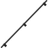 Karahanbey Hisar Siyah Metal Kulp 800 mm Tırtıklı Desen Mobilya Çekmece Mutfak Dolabı Dolap Kulpları Kulbu