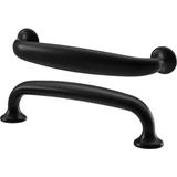 Karahanbey Ikea Eneryda 112 mm Siyah Mobilya Kulpu, 2 Adet, Vidalar Dahildir
