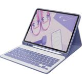 Karahanbey Ipad Air 11 (2024) Kılıf KC01 Klavyeli Tablet Kılıfı - Derin Mor