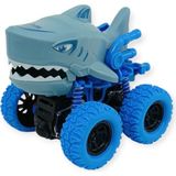 Karahanbey Köpek Balığı Sürtmeli Mekanik Monster Araba Gri 12 cm (Lisinya)