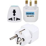 Karahanbey Kyrotech Uluslararası Seyahat Adaptörü 2’li Set, Tip C Avrupa, Tip G Ingiltere Adaptör Fişi, 150 De