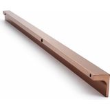 Karahanbey Lada Bronz Renk Metal 800 mm 80 cm Uzun Mobilya Çekmece Dolap Kulpları Mutfak Dolabı Kapak Kulbu