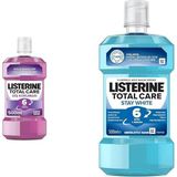 Karahanbey Listerine Total Care Diş Koruması Ağız Bakım Suyu 500 ml ve Listerine Total Care Stay White Günlük