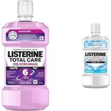 Karahanbey Listerine, Total Care, Diş Koruyucu, 6 Etkili Florürlü Ağız Bakım Ürünü, Hafif Tat, Sıfır Alkol, Na