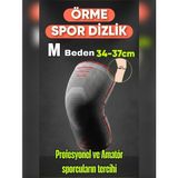Karahanbey M Beden 1 Li 3D Örme Sporcu Dizlik – Ağrı Azaltıcı, Diz Koruyucu Nefes Alabilir, Kompresyon Destekl