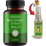 Karahanbey Magnezyum: 1 Adet Bisglisinat Magnezyum Sitrat Magnezyum Malat & B2 B3 B6 Mineral Kaps