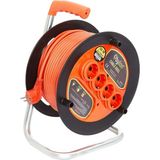 Karahanbey Makaralı Uzatma Kablosu 3 * 1.5mm² 35 Mt. Turuncu Kablo