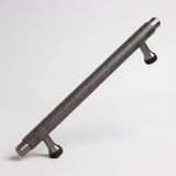 Karahanbey Martin Füme Metal Kulp 160 mm Mobilya Çekmece Mutfak Dolabı Dolap Modern Kapak Kulpları Grip Desen