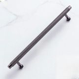 Karahanbey Martin Füme Metal Kulp 192 mm Mobilya Çekmece Mutfak Dolabı Dolap Modern Kapak Kulpları Grip Desen