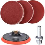 Karahanbey Master Cırt Zımpara Seti + Matkap Aparatı 115 mm (7 Parça)