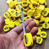 Karahanbey Mini 1 Metre Anahtarlık Metre | Taşınabilir Ölçüm Bandı | Cep Tipi Sarı Plastik Mini Tape Measure –