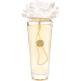 Karahanbey Missi 400 ml Konik Cam Şişe Ekru Seramik Taşlı Oud Vanilya Oda Kokusu
