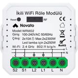 Karahanbey Novato Tuya Uyumlu Akıllı Anahtar Modülü, Çift Çıkışlı, Anahtar Girişli, 2X10A - 220V Röle, Google