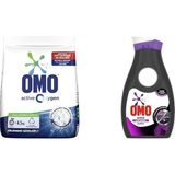 Karahanbey Omo Active Oxygen Toz Çamaşır Deterjanı Beyazlar Için, 4.5 Kg(1) Omo Sıvı Çamaşır Deterjanı Siyahla