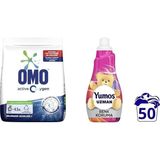 Karahanbey Omo Active Oxygen Toz Çamaşır Deterjanı Beyazlar Için, 4.5 Kg(1) Yumoş Uzman Konsantre Çamaşır Yumu