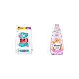 Karahanbey Omo Active Toz Deterjan ve Yumoş Extra Yumuşatıcı Paketi (9kg + 1440ML)