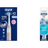 Karahanbey Oral-B Io 2 Şarjlı Diş Fırçası - Pembe + Oral-B Io Ultimate Clean Beyaz Diş Fırçası Yedek Başlığı 2