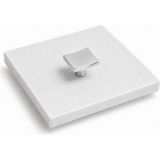 Karahanbey Orret Home Doğal Mermer Gider Kapağı Koku Önleyici 10X10 cm – Kare Mermer Gider Kapatıcı, Banyo Duş - 10 x 10 cm