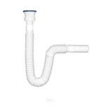 Karahanbey Orret Home Yüksek Kaliteli Çelik Süzgeçli Lavabo Gider Hortumu,pratik Körüklü Sifon,uzun Eviye Gide