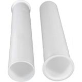 Karahanbey P2238 Boru Drenaj Uygulamaları Için Plastik 8 Inç Flanşlı Süzgeç Kuyruk Parçası 1-1/2 Inç Beyaz