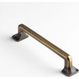 Karahanbey Penguen 128 mm Eskitme Antik Sarı Metal Mobilya Mutfak Çekmece Dolap Dolabı Kulpu Kulbu Kulpları