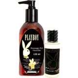 Karahanbey Playboy Aromaterapi Vanilya Massage Oil 120 ml + Çikolata Aromalı Massage Vücut Masaj Yağı 50 ml