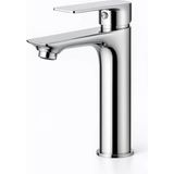 Karahanbey Sabit Lavabo Bataryası, 17 Cm, Sıcak Soğuk Su Kontrolü, Paslanmaz Gövde, Krom Kaplama, Bağlantı Hor