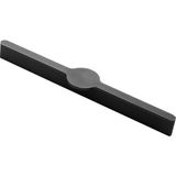 Karahanbey Saral Çizgili Füme Renk Metal Kulp 224 mm 22.4 cm Mobilya Çekmece Mutfak Dolabı Dolap Kapak Kulplar